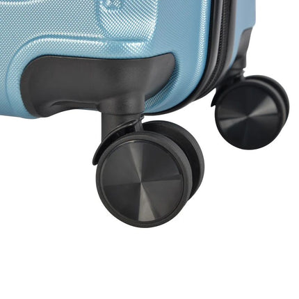 Bontour "vertikaler" Handgepäckkoffer mit Schloss, 56x39x20 cm, schwarz