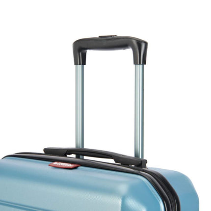 Bontour "vertikaler" Handgepäckkoffer mit Schloss, 56x39x20 cm, schwarz