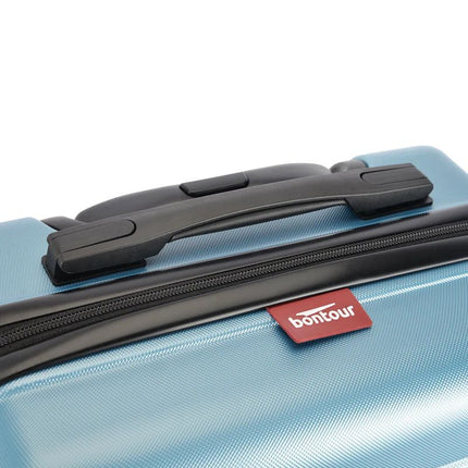 Bontour "vertikaler" Handgepäckkoffer mit Schloss, 56x39x20 cm, schwarz