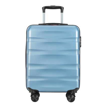 Bontour "vertikaler" Handgepäckkoffer mit Schloss, 56x39x20 cm, schwarz