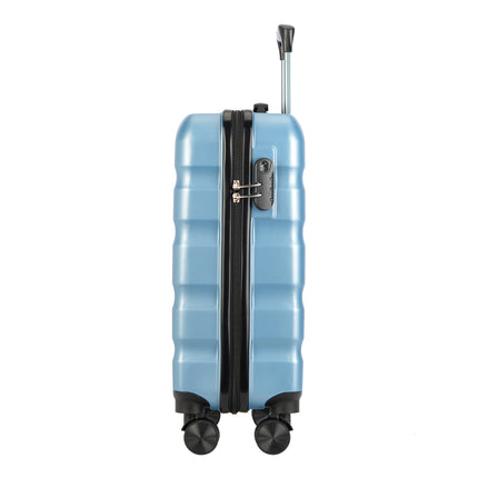 Bontour "vertikaler" Handgepäckkoffer mit Schloss, 56x39x20 cm, schwarz