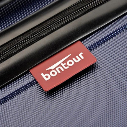 Bontour "vertikaler" Handgepäckkoffer mit Schloss, 56x39x20 cm, schwarz