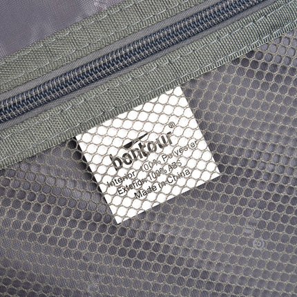 Bontour "vertikaler" Handgepäckkoffer mit Schloss, 56x39x20 cm, schwarz