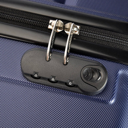 Bontour "vertikaler" Handgepäckkoffer mit Schloss, 56x39x20 cm, schwarz