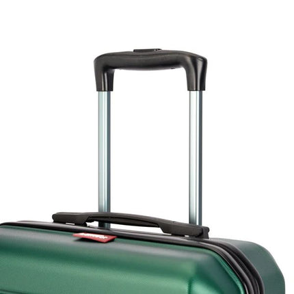 BONTOUR "SPINNER" hand luggage suitcase with lock, 55x40x20 cm, jungle green