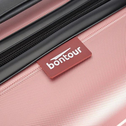 Bontour "vertikaler" Handgepäckkoffer mit Schloss, 56x39x20 cm, schwarz