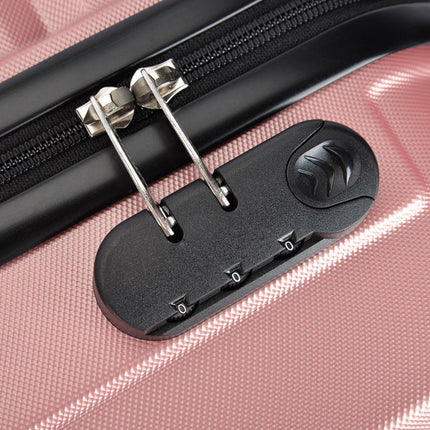 Bontour "vertikaler" Handgepäckkoffer mit Schloss, 56x39x20 cm, schwarz