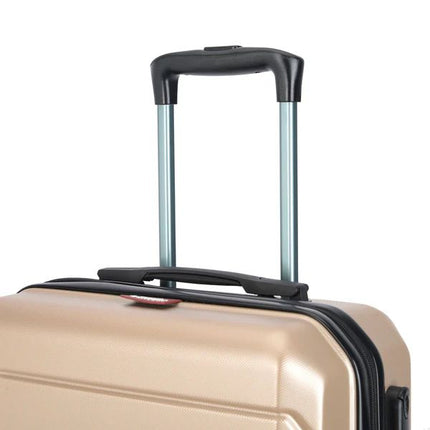 Bontour "vertikaler" Handgepäckkoffer mit Schloss, 56x39x20 cm, schwarz