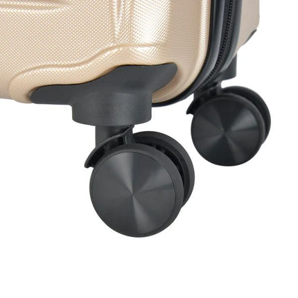 Bontour "vertikaler" Handgepäckkoffer mit Schloss, 56x39x20 cm, schwarz