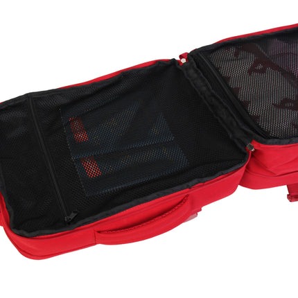 Bontour Flexigo ruksak za Wizzair 40x30x20cm, proširiva ručna prtljaga u crvenoj boji