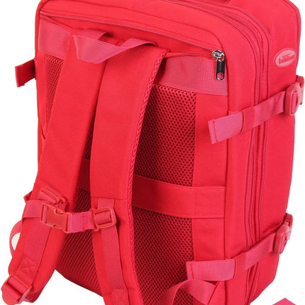 Bontour Flexigo ruksak za Wizzair 40x30x20cm, proširiva ručna prtljaga u crvenoj boji
