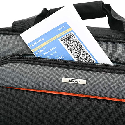 BONTOUR “AIR” Traveling bag for Ryanair/Wizz Air 40x20x25 cm, darkgray