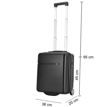 Bontouri salongi kaasaskantav kohver EasyJeti jaoks (45x36x20 cm, must värv)