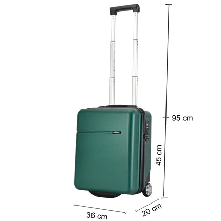 Bontour Cabinone-Handgepäckkoffer für EasyJet (45x36x20 cm, grüne Farbe)