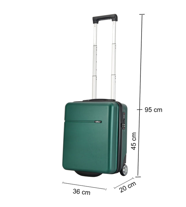 BONTOUR CabinOne Carry-On Suitcase for EasyJet (45x36x20 cm, Green Col
