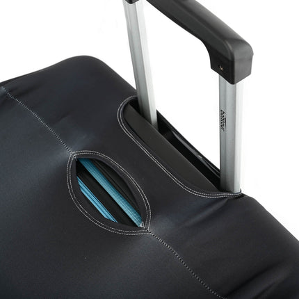 Bontour elasztikus bőrönd burkolata, m/ közepes méretű, fekete