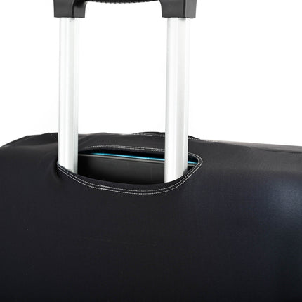 Bontour elasztikus bőrönd burkolata, m/ közepes méretű, fekete