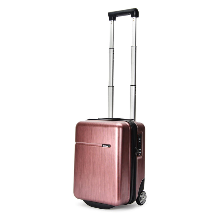 BONTOUR “Cabin One” Bagaglio a mano Wizz Air 40x30x20cm, 2 ruote sotto sedile trolley