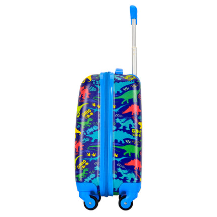 Bontour 2 PCs Kids 'Gepäckset, Rucksack + Trolley, kratzfest (Dinosaurier a)