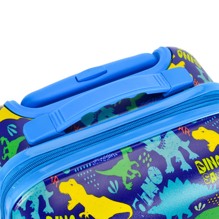 Bontour 2 PCs Kids 'Gepäckset, Rucksack + Trolley, kratzfest (Dinosaurier a)