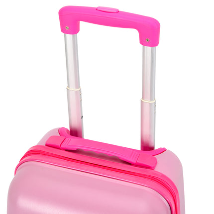 Set da bagagli per bambini Bontour 2 pezzi, zaino + carrello, resistente ai graffi (unicorno)