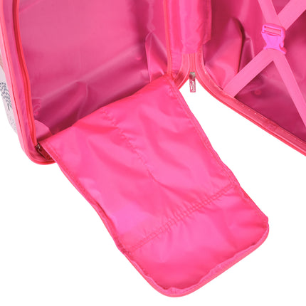 Set da bagagli per bambini Bontour 2 pezzi, zaino + carrello, resistente ai graffi (FOX)