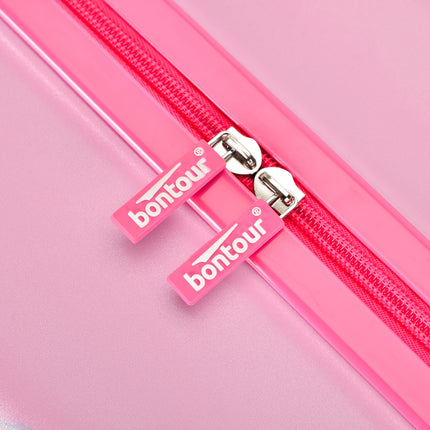 Bontour 2 PCS Set de equipaje para niños, mochila + carro, resistente a los rasguños (sirena)