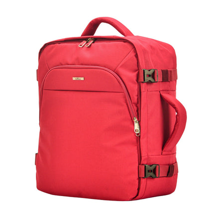 BONTOUR AIR Travel Backpack, EasyJet size 45x36x20cm, Red