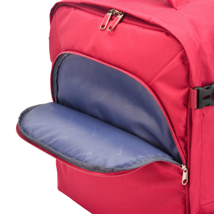 BONTOUR AIR Travel Backpack, EasyJet size 45x36x20cm, Red