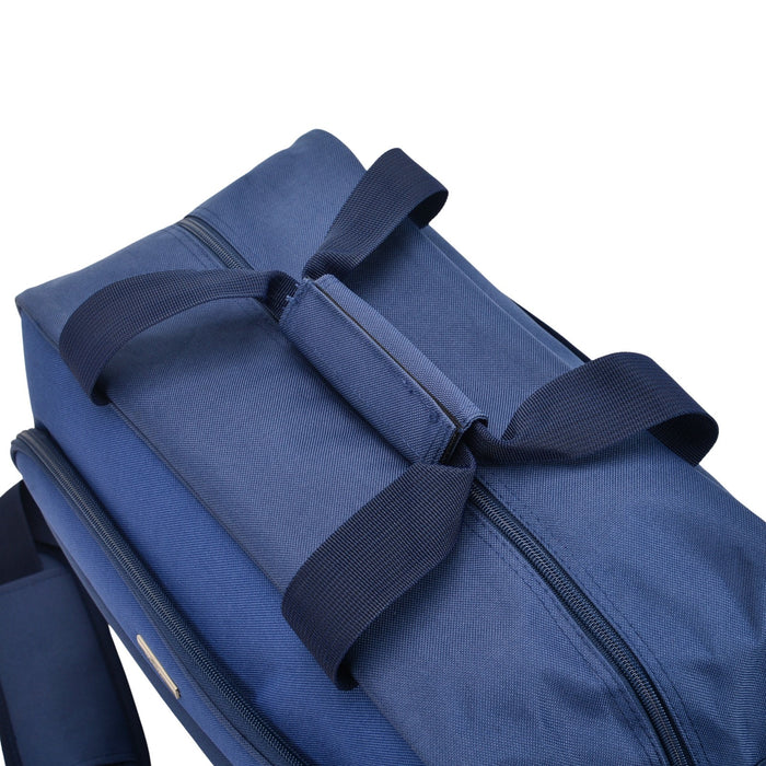 BONTOUR FlexiGo Mochila para Wizzair 40x30x20cm, Equipaje de Mano  Expandible Carry-On en color Azul