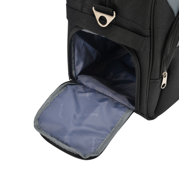 Sac à dos BONTOUR FlexiGo pour Wizzair 40x30x20cm, bagage à main extensible  de couleur bleue