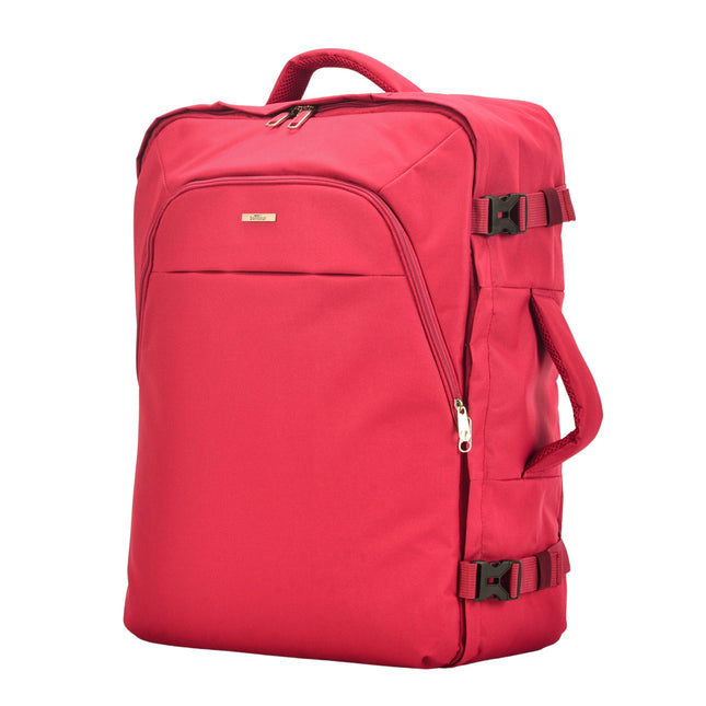 Bontour Air Travel -Rucksack, Kabinengröße Handgepäck 55x40x20 cm, rot