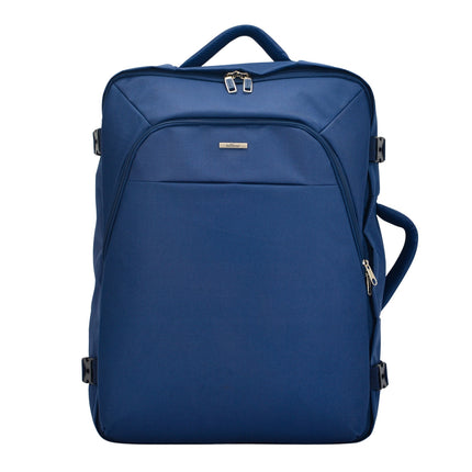 Bontour Air Travel Mackpack, Tamaño de la cabina Equipaje manual 55x40x20cm, azul