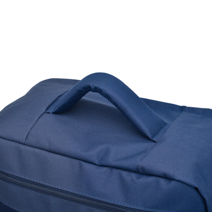 Bontour Air Travel Mackpack, Tamaño de la cabina Equipaje manual 55x40x20cm, azul