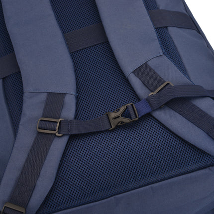 Bontour Air Travel Mackpack, Tamaño de la cabina Equipaje manual 55x40x20cm, azul