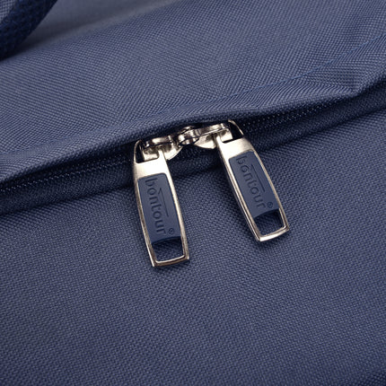 Bontour Air Travel Mackpack, Tamaño de la cabina Equipaje manual 55x40x20cm, azul