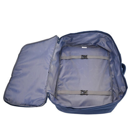 Bontour Air Travel Mackpack, Tamaño de la cabina Equipaje manual 55x40x20cm, azul
