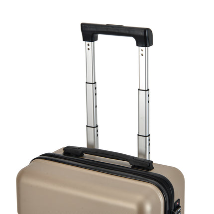 Valiză de transport Bontour Cabinene pentru EasyJet (45x36x20 cm, culoare de șampanie)