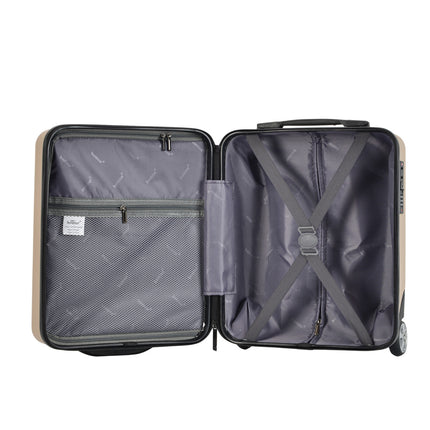 Valiză de transport Bontour Cabinene pentru EasyJet (45x36x20 cm, culoare de șampanie)