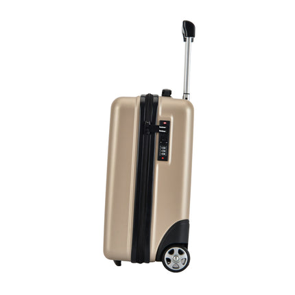 Valiză de transport Bontour Cabinene pentru EasyJet (45x36x20 cm, culoare de șampanie)