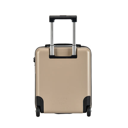 Valiză de transport Bontour Cabinene pentru EasyJet (45x36x20 cm, culoare de șampanie)