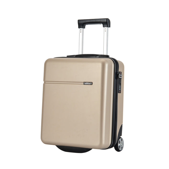 Bontour Cabinone-Handgepäckkoffer für EasyJet (45x36x20 cm, Champagnerfarbe)