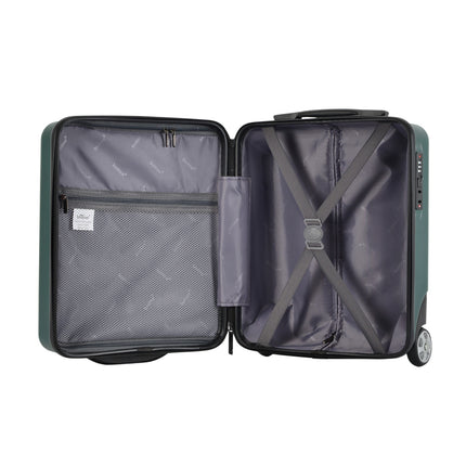 Bontour Cabinone-Handgepäckkoffer für EasyJet (45x36x20 cm, grüne Farbe)