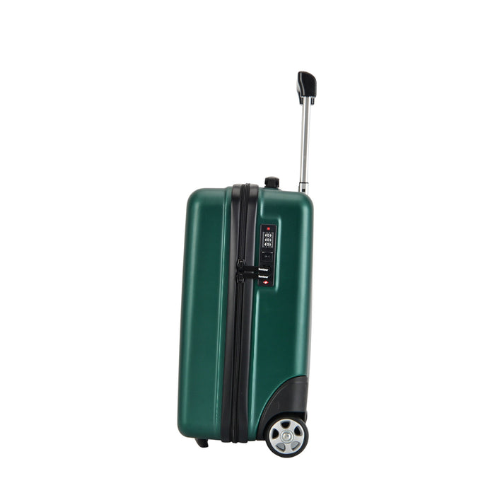 BONTOUR CabinOne Carry-On Suitcase for EasyJet (45x36x20 cm, Green Col